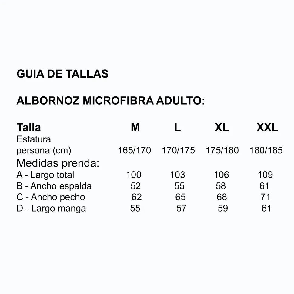 Albornoz microfibra adulto bosque