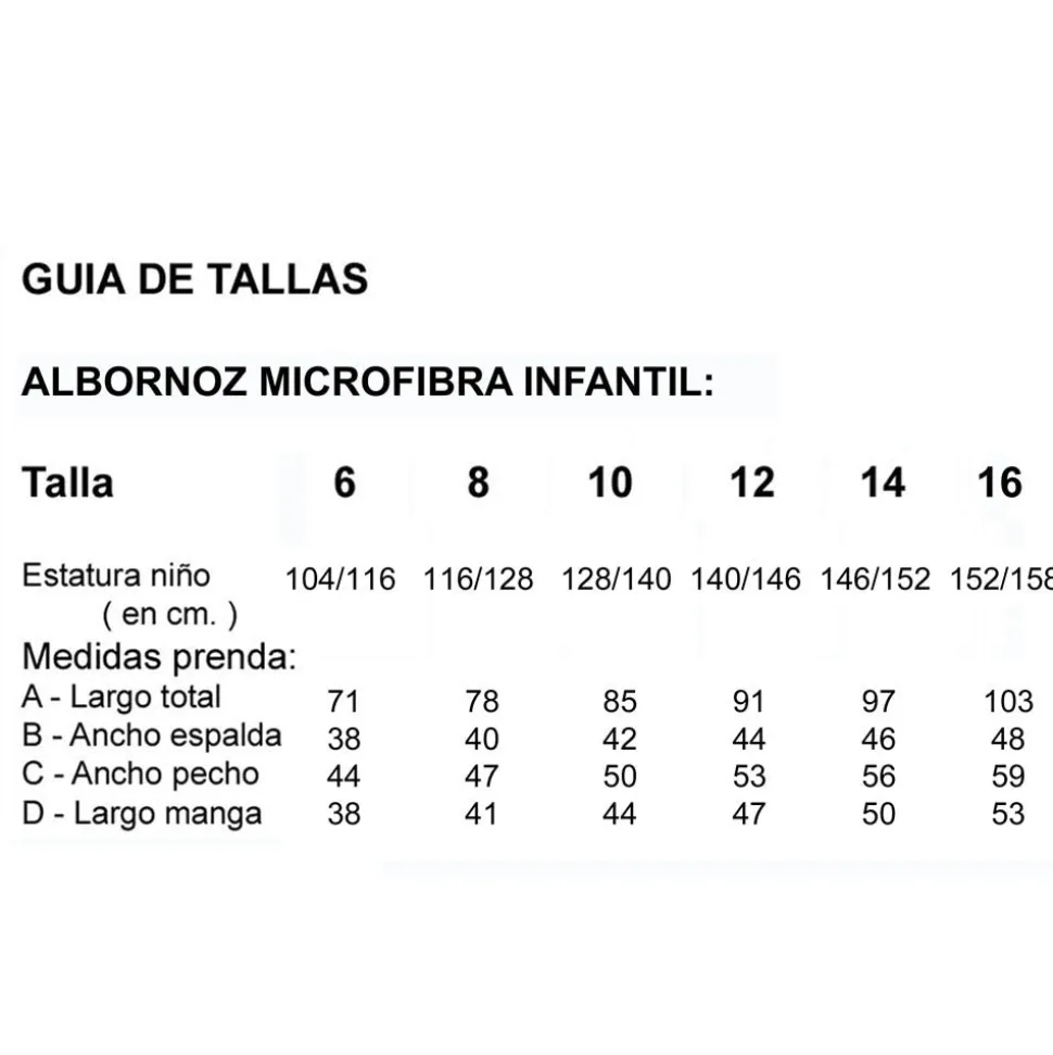 Albornoz microfibra infantil frambuesa