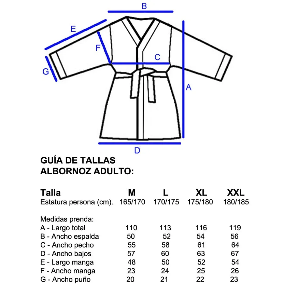 Albornoz rizo zen blanco