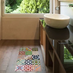 Alfombra de vinilo mosaico