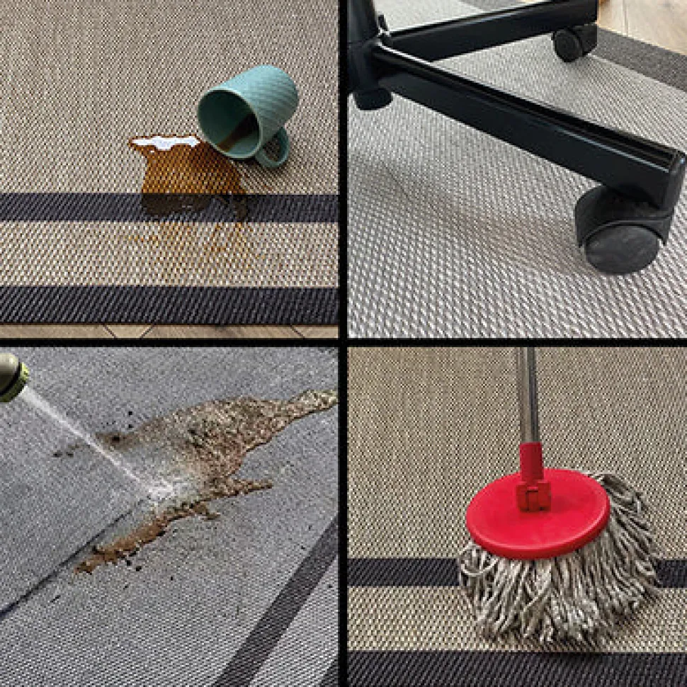 Alfombra tejido de vinilo Beige-Toast