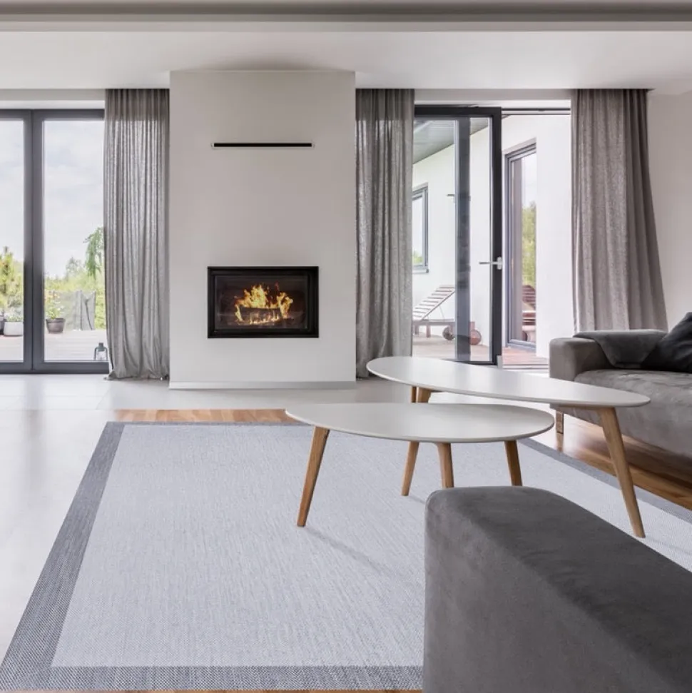 Alfombra tejido de vinilo Gris-Gris