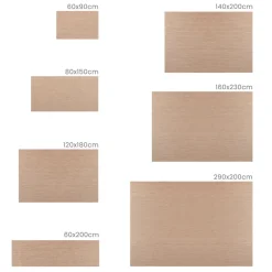 Alfombra tejido de vinilo Lisa Beige