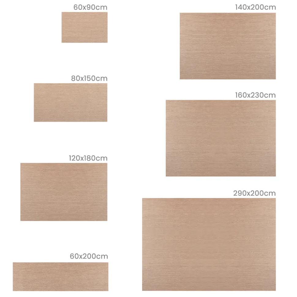 Alfombra tejido de vinilo Lisa Beige