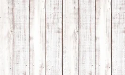 Alfombra vinílica estampada Madera Blanca