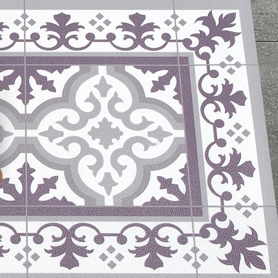 Alfombra vinílica hidráulica Grises
