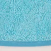 Babero rizo plastico con goma turquesa
