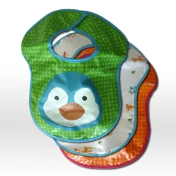 Baberos pingüino set 3