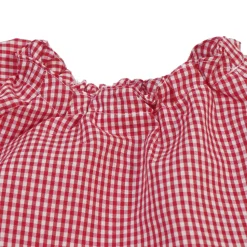 Bata escolar unisex rojo