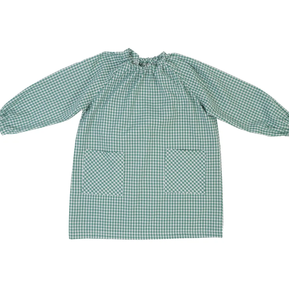 Bata escolar unisex verde