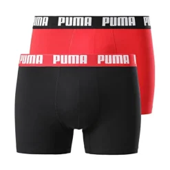 Boxer puma set 2 unidades rojo/negro