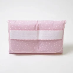 Cambiador plegable panamá estrellas bco/rosa