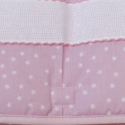 Cambiador plegable panamá estrellas bco/rosa