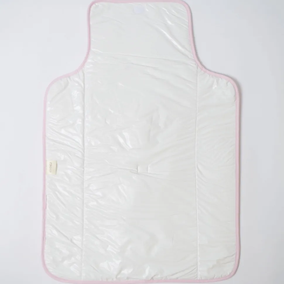 Cambiador plegable panamá rayas 209 bco/rosa