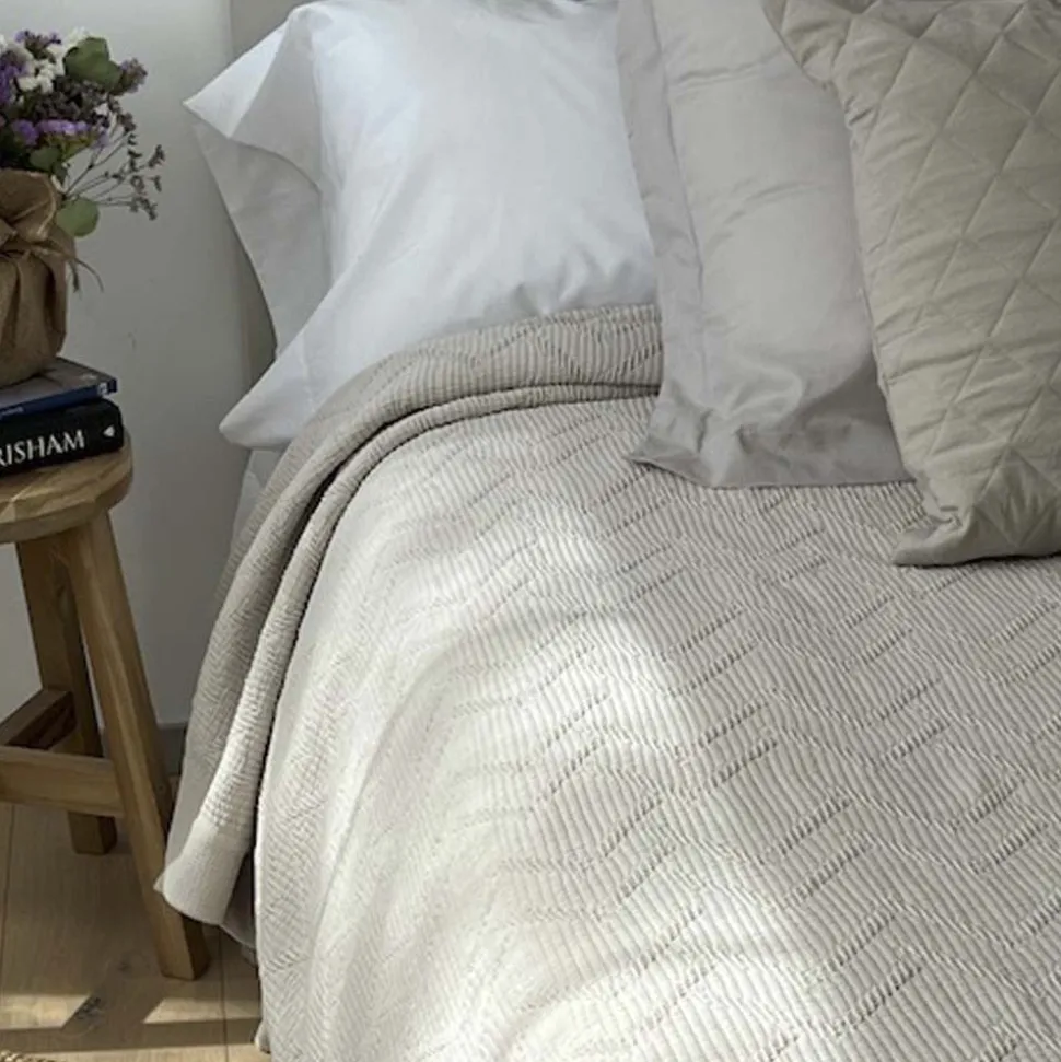 Colcha algodón 1391 beige