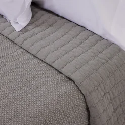 Colcha algodón Harper gris