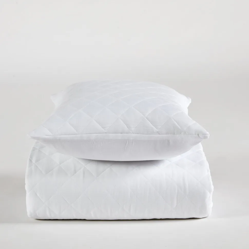 Colcha boutie microfibra deluxe blanco