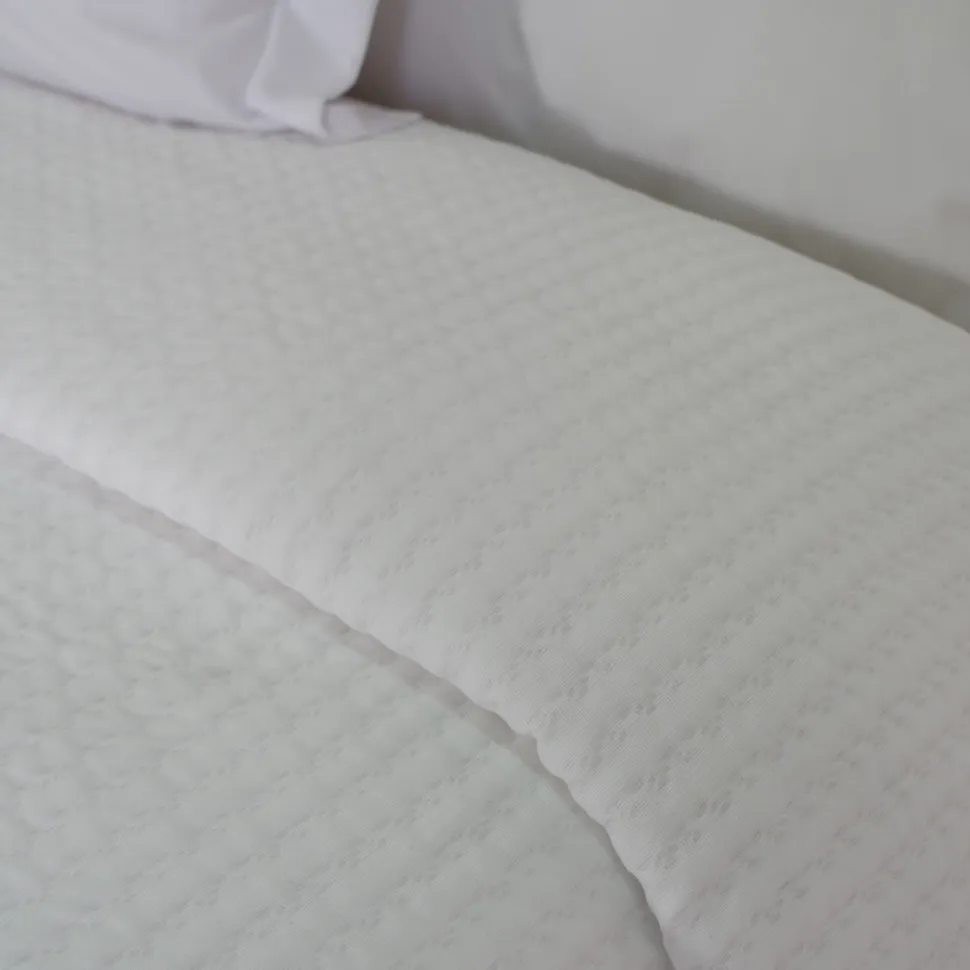 Colcha jacquard 360 blanco