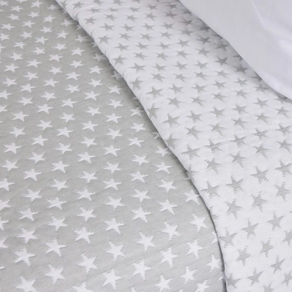 Colcha jacquard 1542 gris