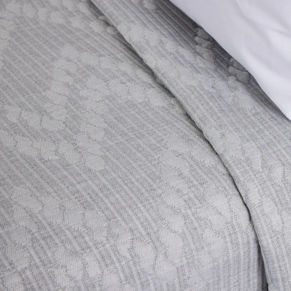Colcha jacquard 1359 gris