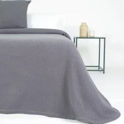 Colcha jacquard 1979 gris plomo