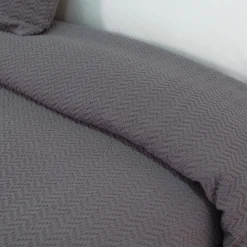 Colcha jacquard 1979 gris plomo