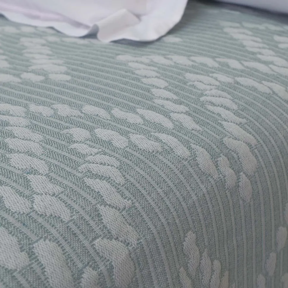 Colcha jacquard 1359 jade