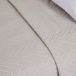 Colcha jacquard 1090 piedra