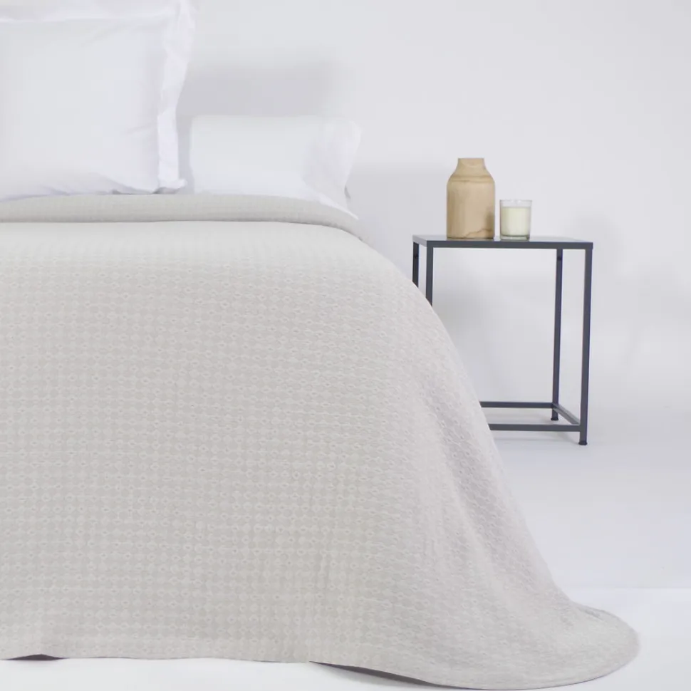 Colcha jacquard 1532 piedra