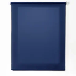 Enrollable tejido translúcido azul marino