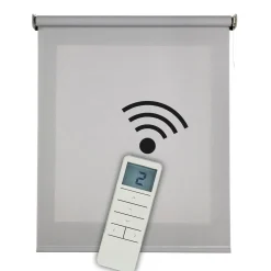 Estor enrollable motorizado Screen solar premium Gris