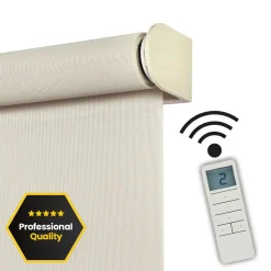 Estor enrollable motorizado Screen solar premium Lino