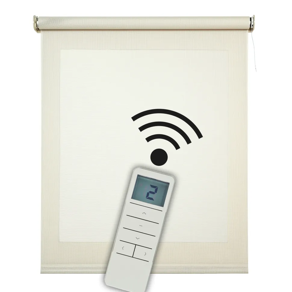 Estor enrollable motorizado Screen solar premium Lino