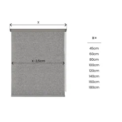 Estor enrollable Opaco premium Texture Gris