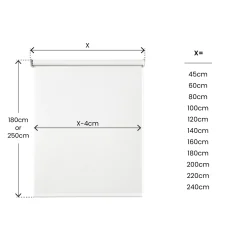 Estor enrollable Screen solar premium Nieve