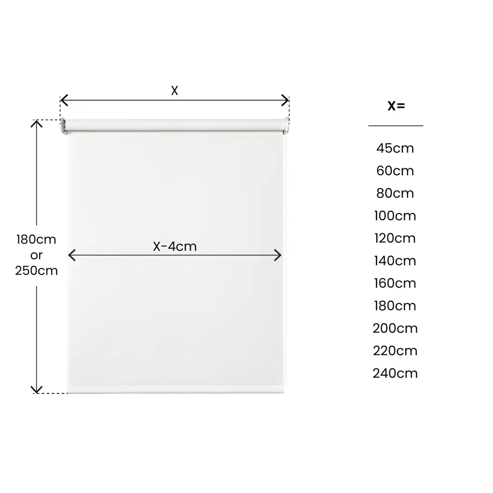 Estor enrollable Screen solar premium Nieve