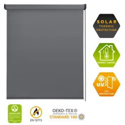 Estor enrollable Screen solar premium Grafito