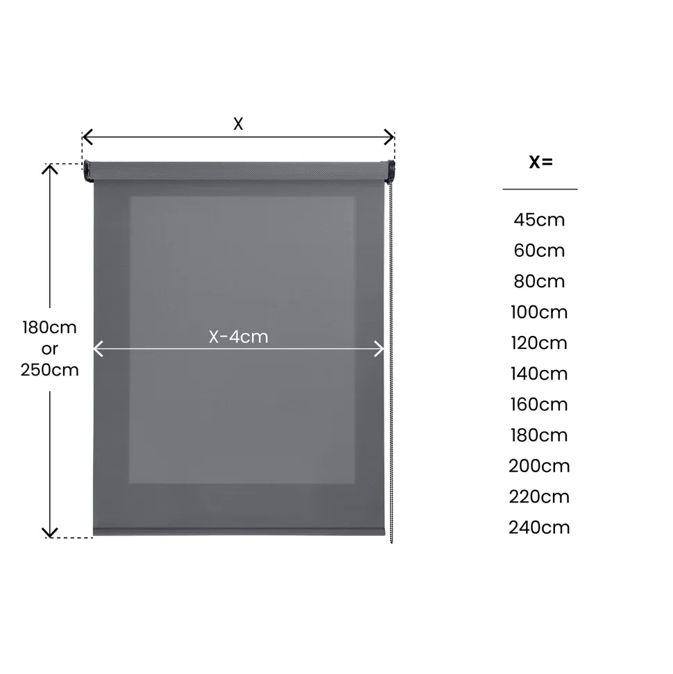 Estor enrollable Screen solar premium Grafito