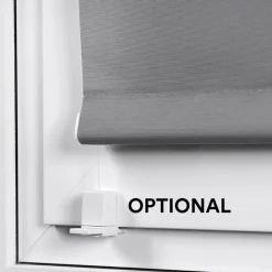 Estor enrollable Sin Taladrar Opaco Gris