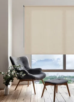 Estor enrollable Traslúcido decorativo Beige