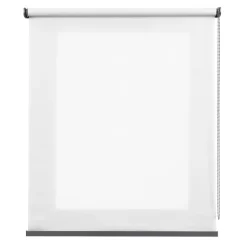 Estor enrollable Traslúcido premium Blanco