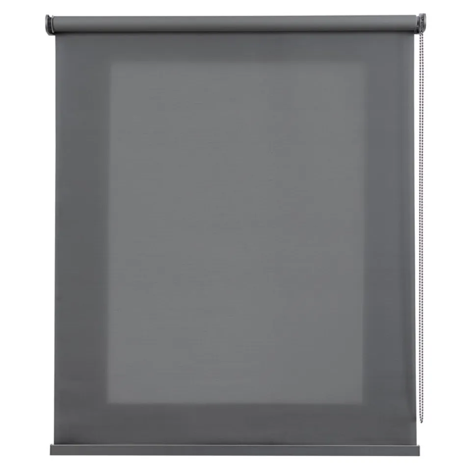 Estor enrollable Traslúcido premium Gris