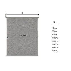 Estor motorizado Opaco premium Texture Gris