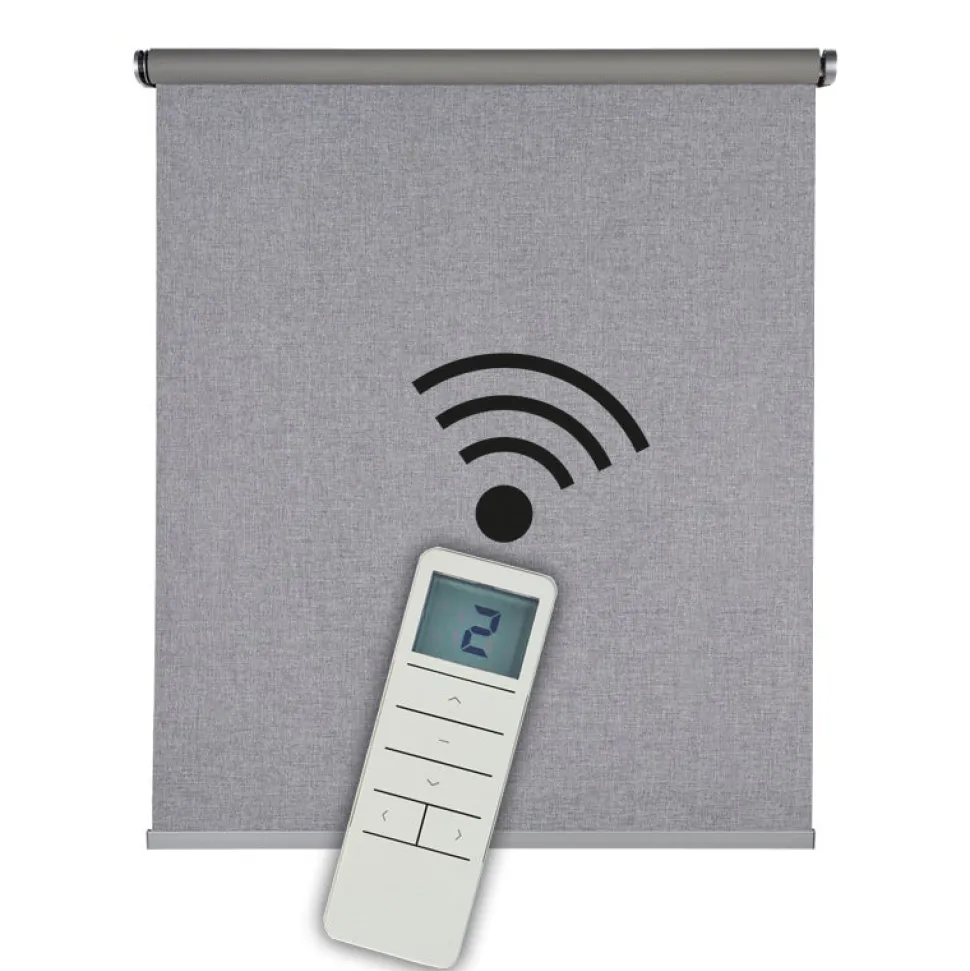 Estor motorizado Opaco premium Texture Gris
