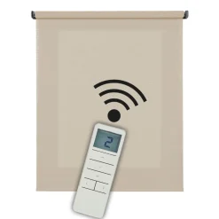 Estor motorizado Traslúcido decorativo Beige