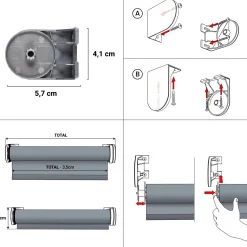 Estor motorizado Traslúcido premium Koala