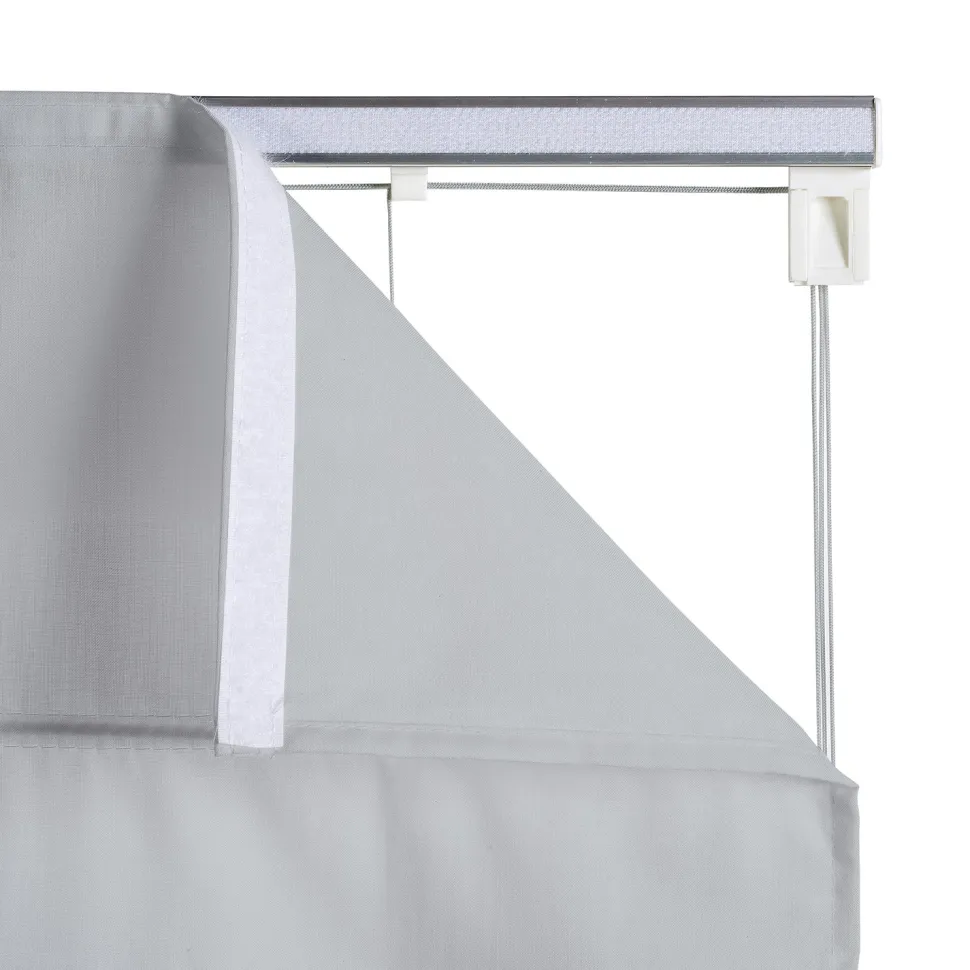 Estor Plegable con varillas Gris Perla