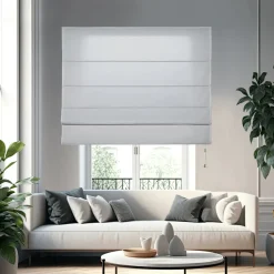 Estor Plegable con varillas Gris Perla