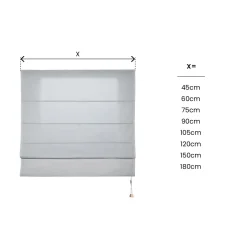 Estor Plegable con varillas Gris Perla