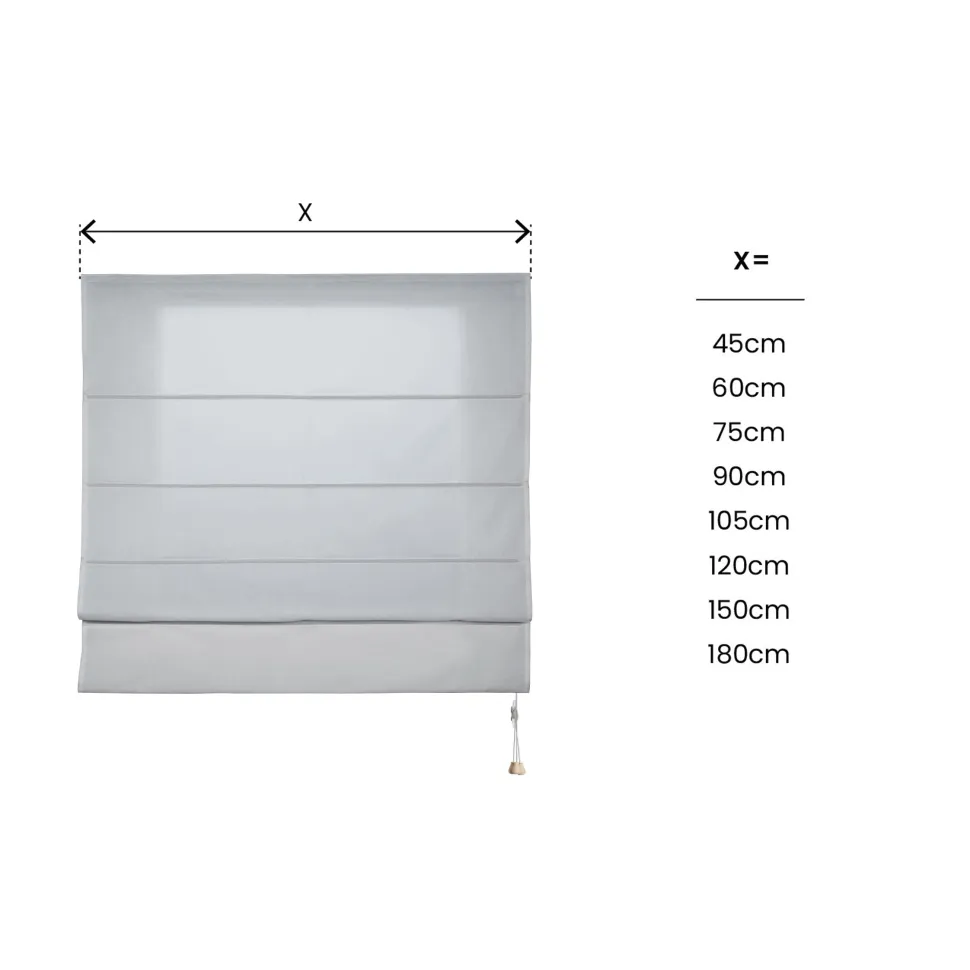 Estor Plegable con varillas Gris Perla